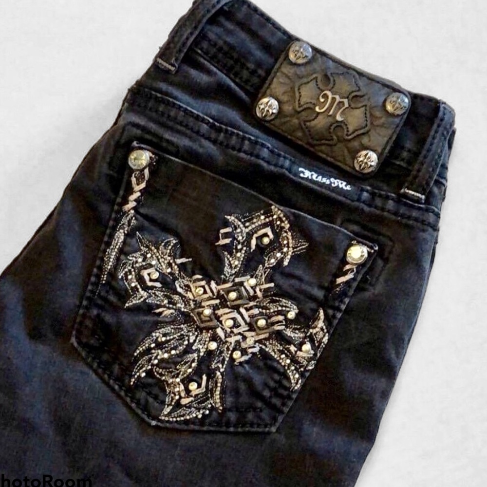 Miss Me Black Skinny Jeans